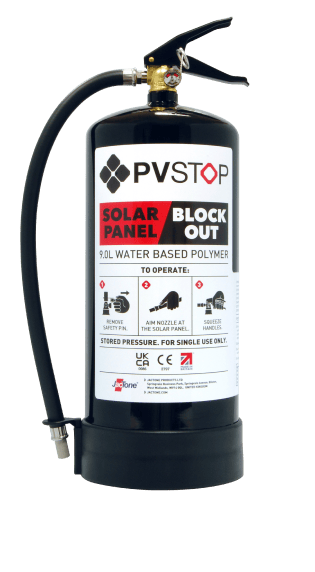 PVSTOP solar panel block-out canister